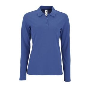SOL'S 02083 - Perfect Lsl Women Polo Donna Manica Lunga Blu royal