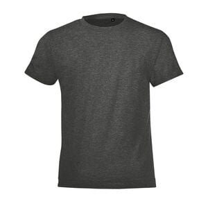 SOL'S 01183 - REGENT FIT KIDS T Shirt Bambino Girocollo Charcoal Melange