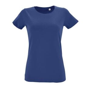 SOL'S 02758 - Regent Fit Women T Shirt Donna Slim Girocollo Manica Corta Blu royal