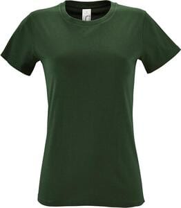 SOL'S 01825 - REGENT WOMEN T Shirt Donna Girocollo Verde bottiglia