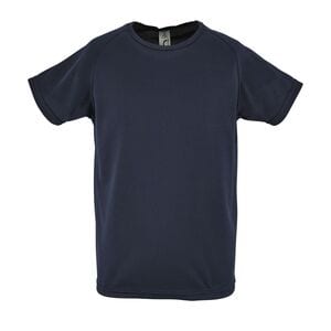 SOL'S 01166 - SPORTY KIDS T Shirt Bambino Manica A Raglan Blu oltremare