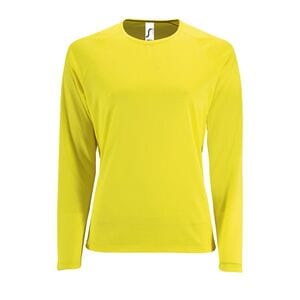 SOLS 02072 - Sporty Lsl Women T Shirt Donna Manica Lunga