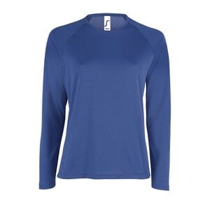 SOLS 02072 - Sporty Lsl Women T Shirt Donna Manica Lunga