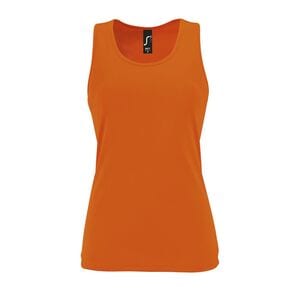 SOL'S 02117 - Sporty Tt Women Canotta Donna Dorso Nuoto Neon Orange