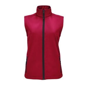 SOL'S 02888 - Race Bw Women Gilet Donna Softshell Rosso peperoncino