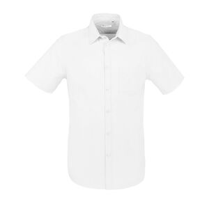 SOL'S 02921 - Brisbane Fit Camicia Uomo Oxford Manica Corta Bianco