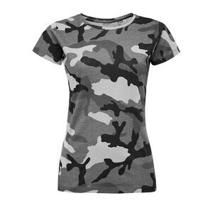 SOLS 01187 - Camo Women T Shirt Donna Girocollo