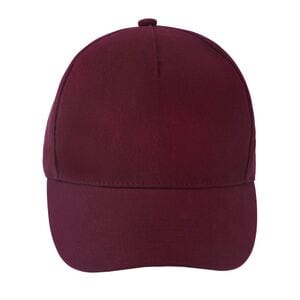 SOL'S 00594 - LONG BEACH Cappellino Adulto A 5 Pannelli Burgundy