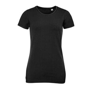 SOL'S 02946 - Millenium Women T Shirt Donna Girocollo Nero profondo