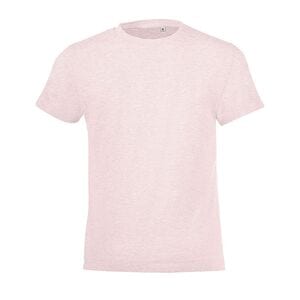 SOL'S 01183 - REGENT FIT KIDS T Shirt Bambino Girocollo Rosa melange