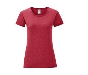 Fruit of the Loom SC151 - T-shirt girocollo 150 Rosso