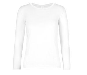 B&C BC08T - T-shirt a maniche lunghe da donna Bianco