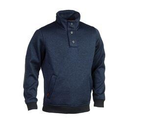 Herock HK1701 - maglione in pile Navy Chiné