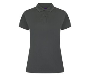 Henbury HY476 - Polo da donna traspirante Charcoal