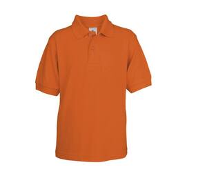 B&C BC411 - Polo da bambino color zafferano Pumpkin Orange