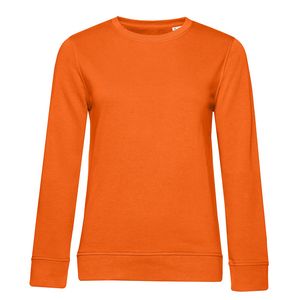 B&C BCW32B - Felpa girocollo bio da donna Pure Orange