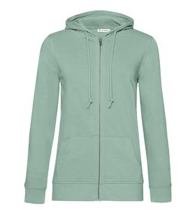 B&C BCW36B - Felpa con cappuccio con zip organica da donna