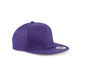 Beechfield BF610 - Cappellino con visiera piatta Purple