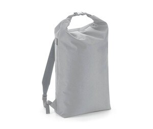BAG BASE BG115 - Icon Roll-Top Backpack Grigio chiaro