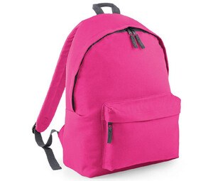 Bag Base BG125J - Zaino moderno per bambini Fuchsia/ Graphite Grey