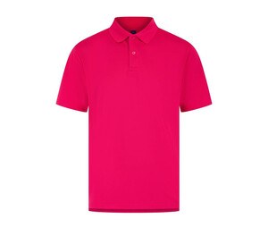 Henbury HY475 - Polo da uomo Cool Plus Bright Pink