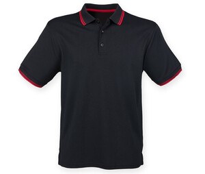 Henbury HY482 - Polo con collo e maniche a contrasto