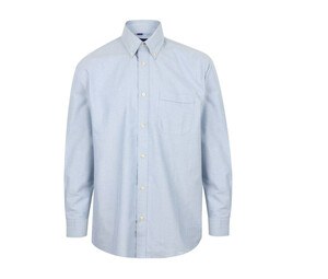 Henbury HY510 - Camicia Oxford da uomo Pool Blue