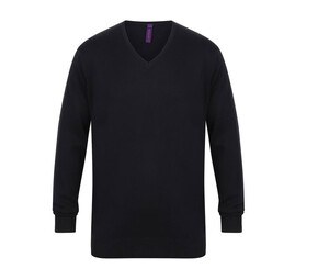 Henbury HY720 - Maglione con scollo a V da uomo