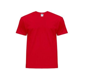 JHK JK145 - T-shirt da uomo girocollo Madrid Rosso