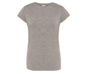 JHK JK150 - T-shirt girocollo da donna 155  Grigio medio melange