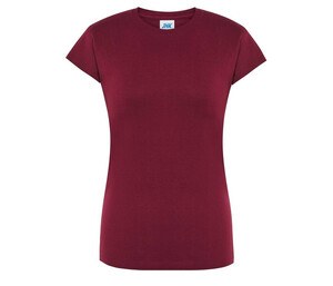 JHK JK150 - T-shirt girocollo da donna 155  Burgundy