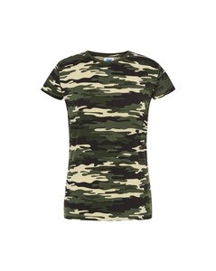 JHK JK150 - T-shirt girocollo da donna 155  Mimetico