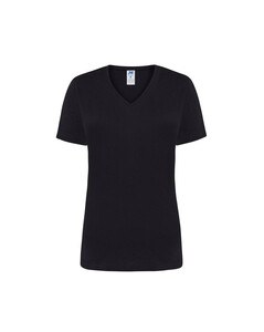 JHK JK158 - T-shirt 145 con scollo a V da donna Black