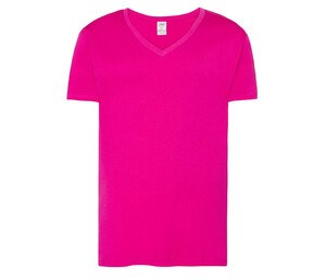 JHK JK401 - T-shirt con scollo a V 160 Fucsia