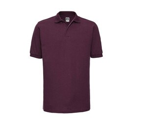 Russell JZ599 - Polo da uomo a manica corta Burgundy