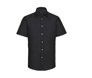 Russell Collection JZ923 - Camicia Oxford aderente Black