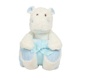 Mumbles MM606 - Peluche e coperta di ippopotamo