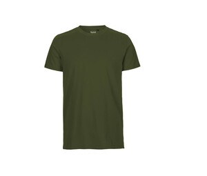 Neutral O61001 - T-shirt aderente da uomo Military