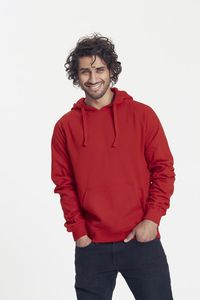 Neutral O63101 - Felpa con cappuccio da uomo Rosso