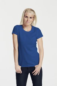 Neutral O81001 - T-shirt aderente da donna Blu royal