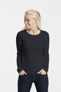 Neutral O81050 - T-shirt a manica lunga da donna Black