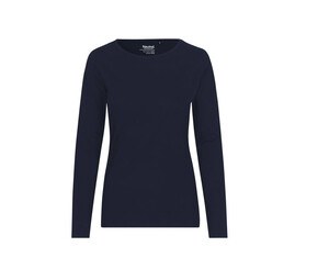Neutral O81050 - T-shirt a manica lunga da donna Blu navy