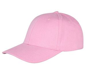 Result RC081 - Visiera Cap 6 Pannelli 100% Cotone Rosa