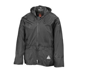 Result RS095 - Set giacca e pantaloni impermeabili Black