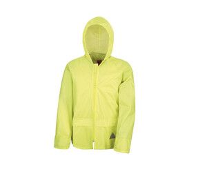 Result RS095 - Set giacca e pantaloni impermeabili Yellow