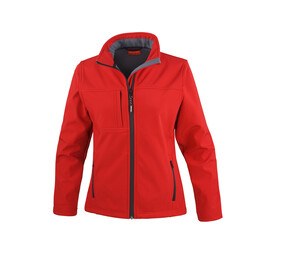 RESULT RS121F - Veste classique Softshell 3 couches femme Rosso