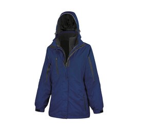 RESULT RS400F - Parka femme 3 en 1 Navy / Black