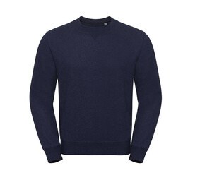 RUSSELL RU260M - Sweat chiné Indigo Melange