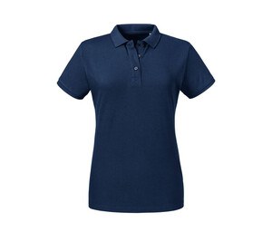 RUSSELL RU508F - Polo organique femme Blu oltremare
