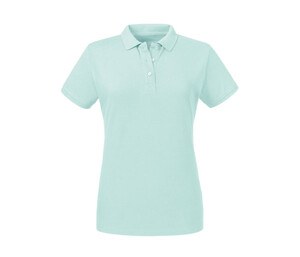 RUSSELL RU508F - Polo organique femme Acqua